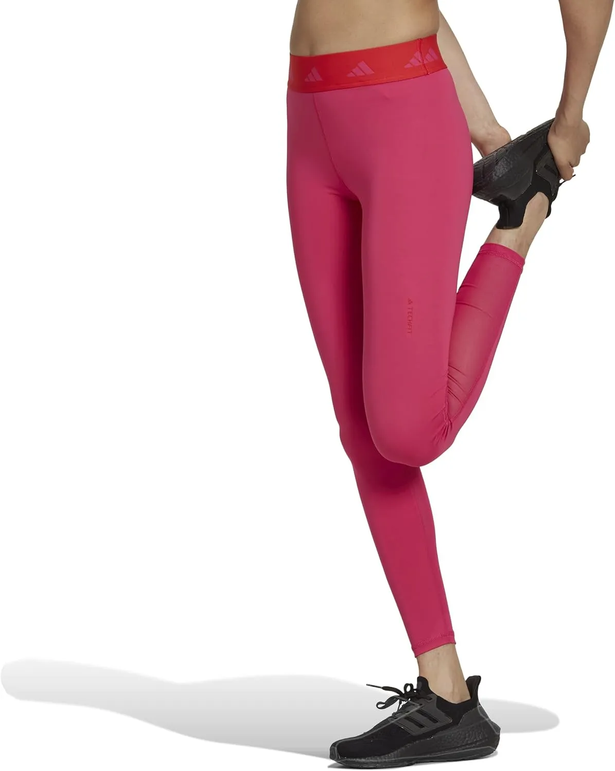 بنطال تدريبي طويل للسيدات من Adidas TF - Team Real Magenta (موديل HL6085)