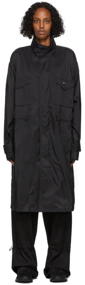 032c Black Nylon SystÃ¨me De La Mode Parka