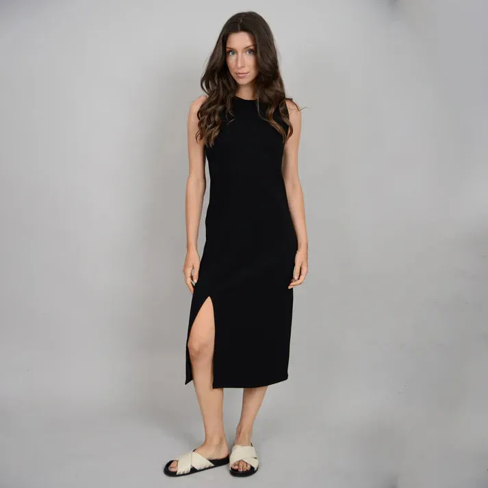 Adina Soft Knit Sleevless Midi Dress - RD