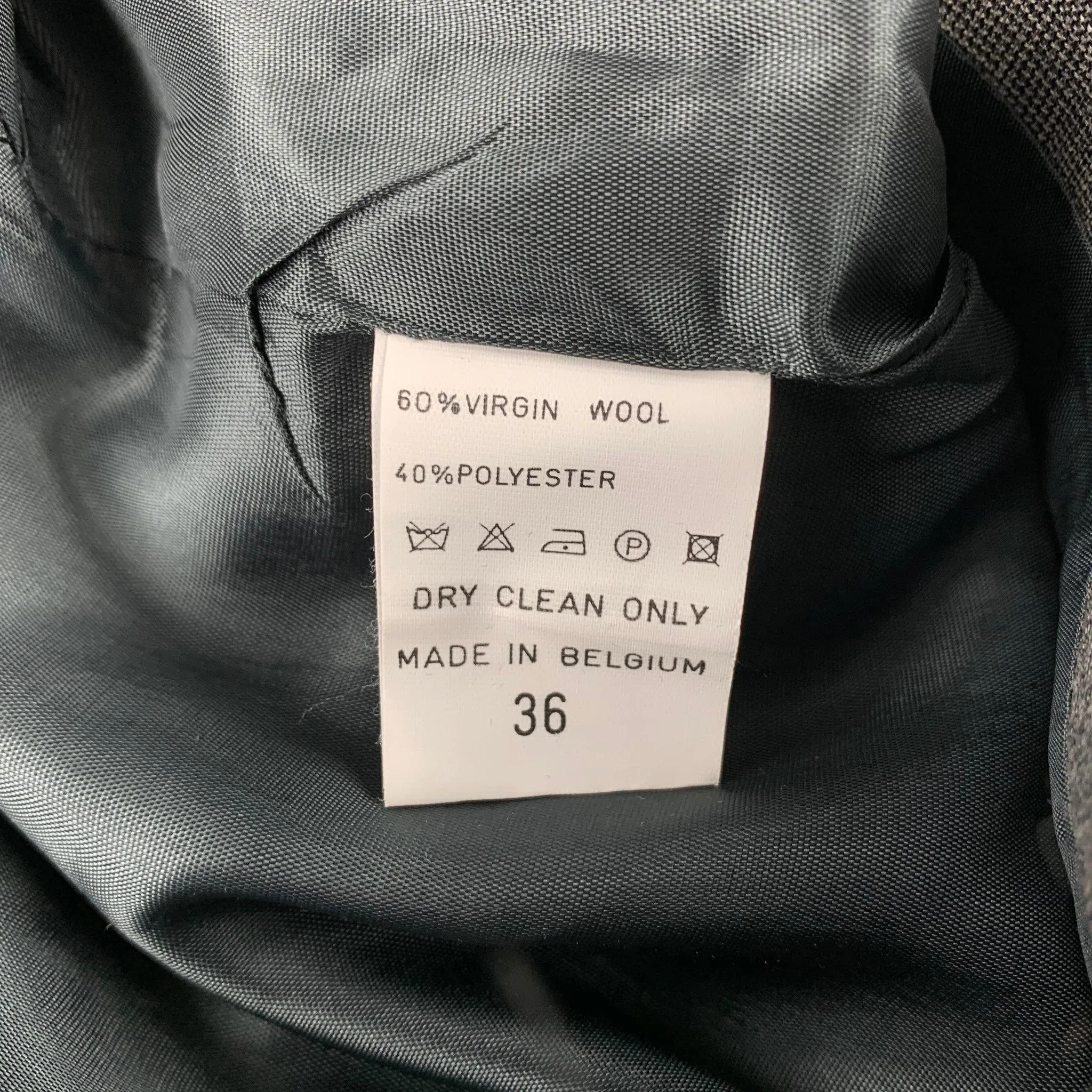 A.F. VANDERVORST Size 6 Black & Silver Jacquard Acetate Blend Skirt Set