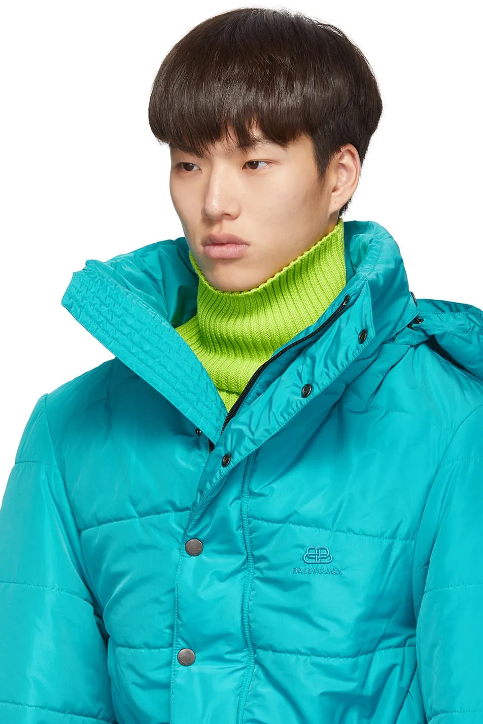 Balenciaga Blue Incognito Parka