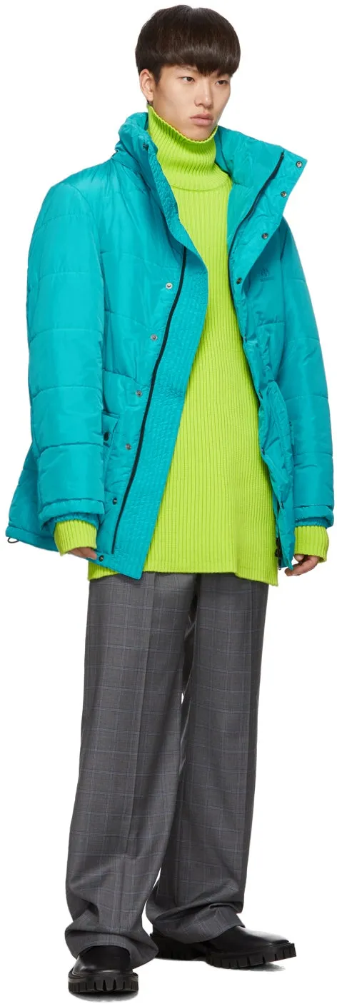 Balenciaga Blue Incognito Parka