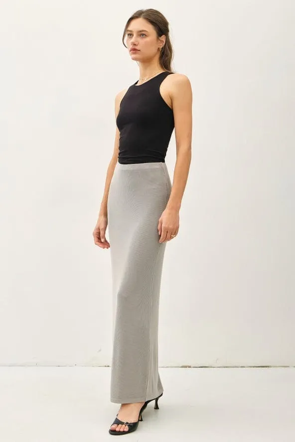 Be Cool Jersey Knit Maxi Long Pencil Skirt