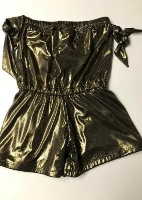 BEACH ROMPER BRONZE SHIMMER TIES