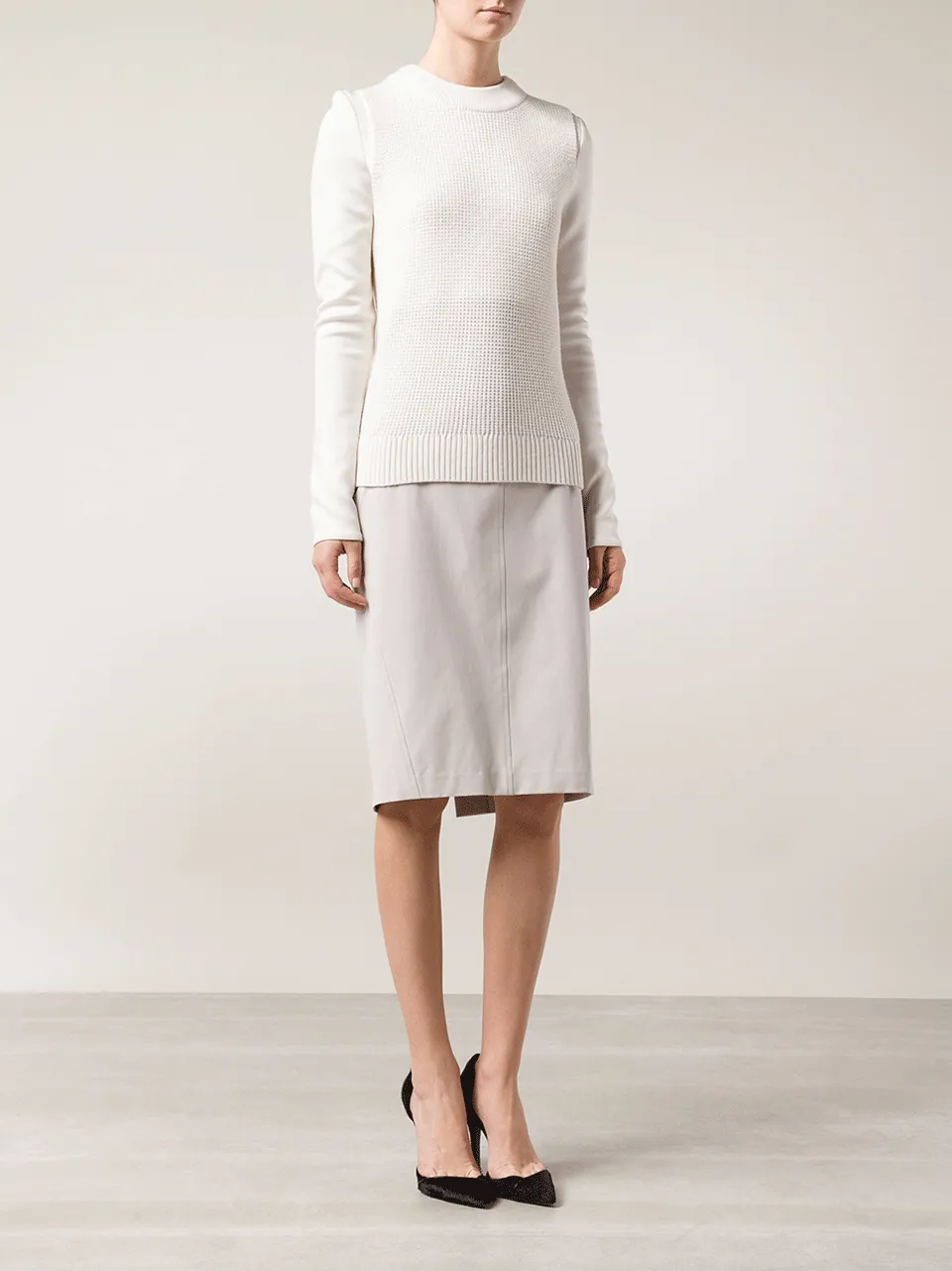 Cotton Pencil Skirt