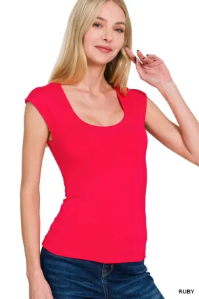 Double Layered Sleeveless Top By Zenana