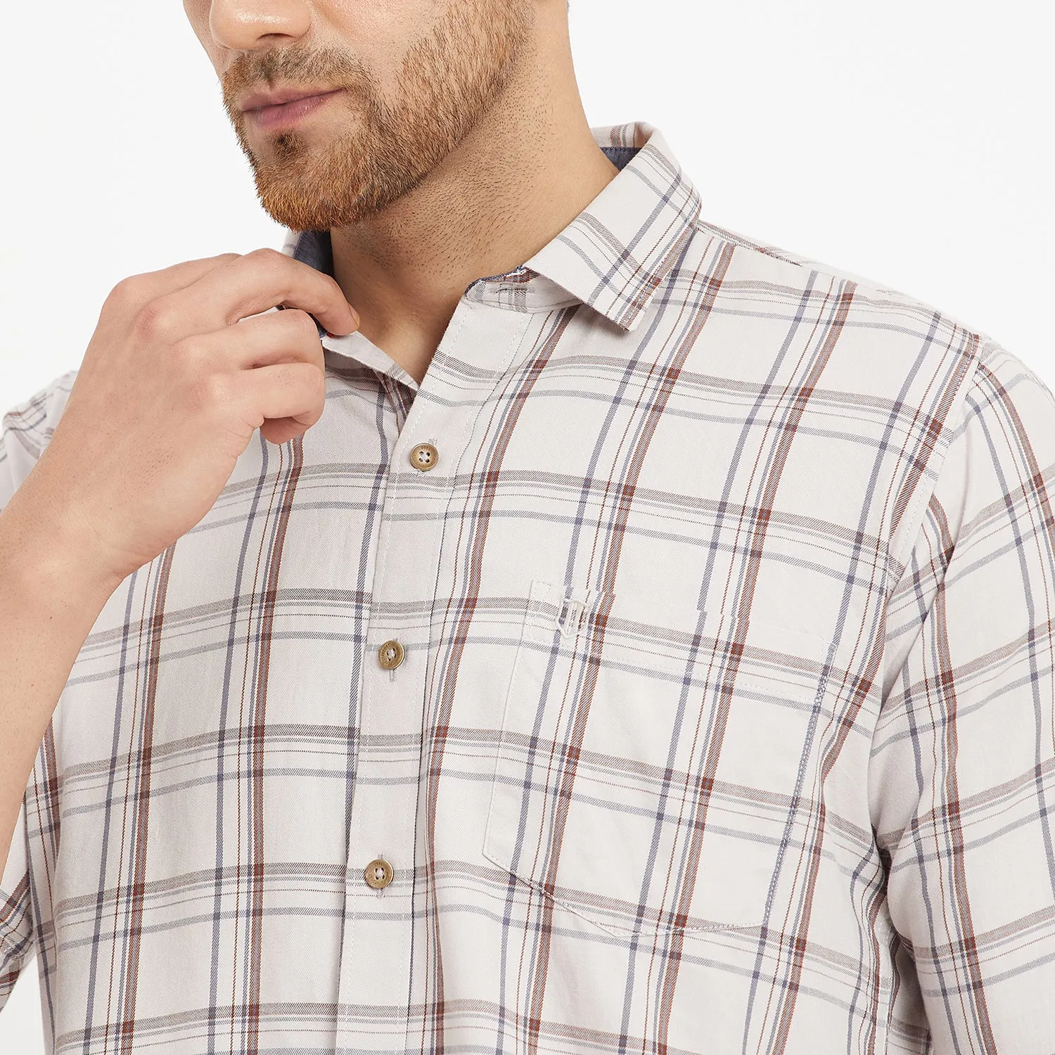 Duke Stardust Men Full Sleeve Cotton Shirt (SDO8CKTV)