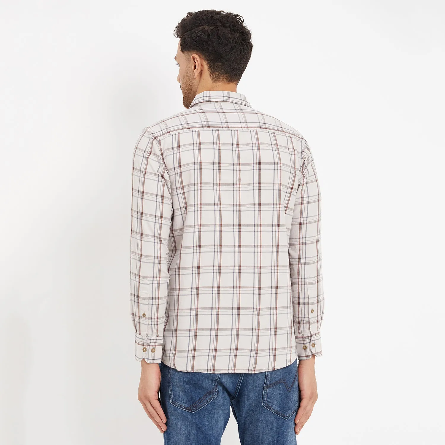 Duke Stardust Men Full Sleeve Cotton Shirt (SDO8CKTV)
