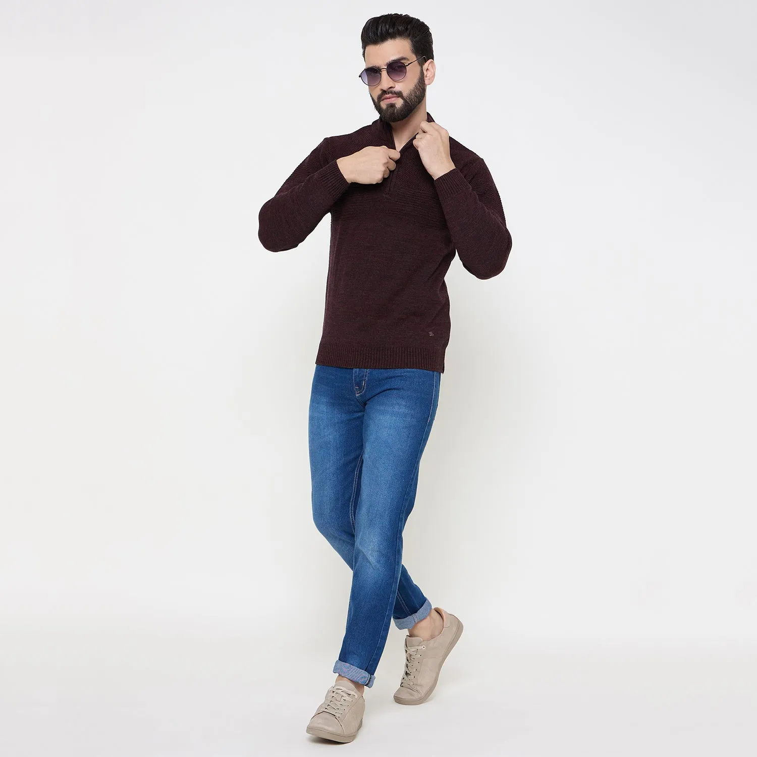 Duke Stardust Men High Neck Sweater (SDS2206)