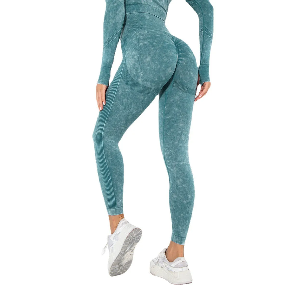 Fashion Sexy Peach Hip Wicking Yoga Leggings