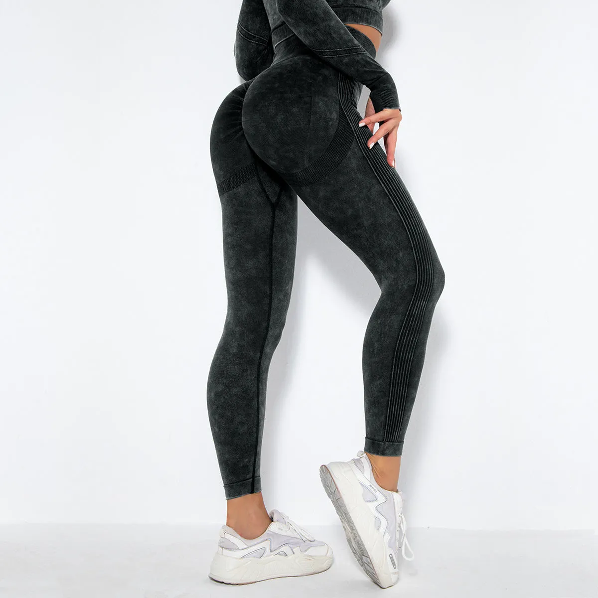 Fashion Sexy Peach Hip Wicking Yoga Leggings