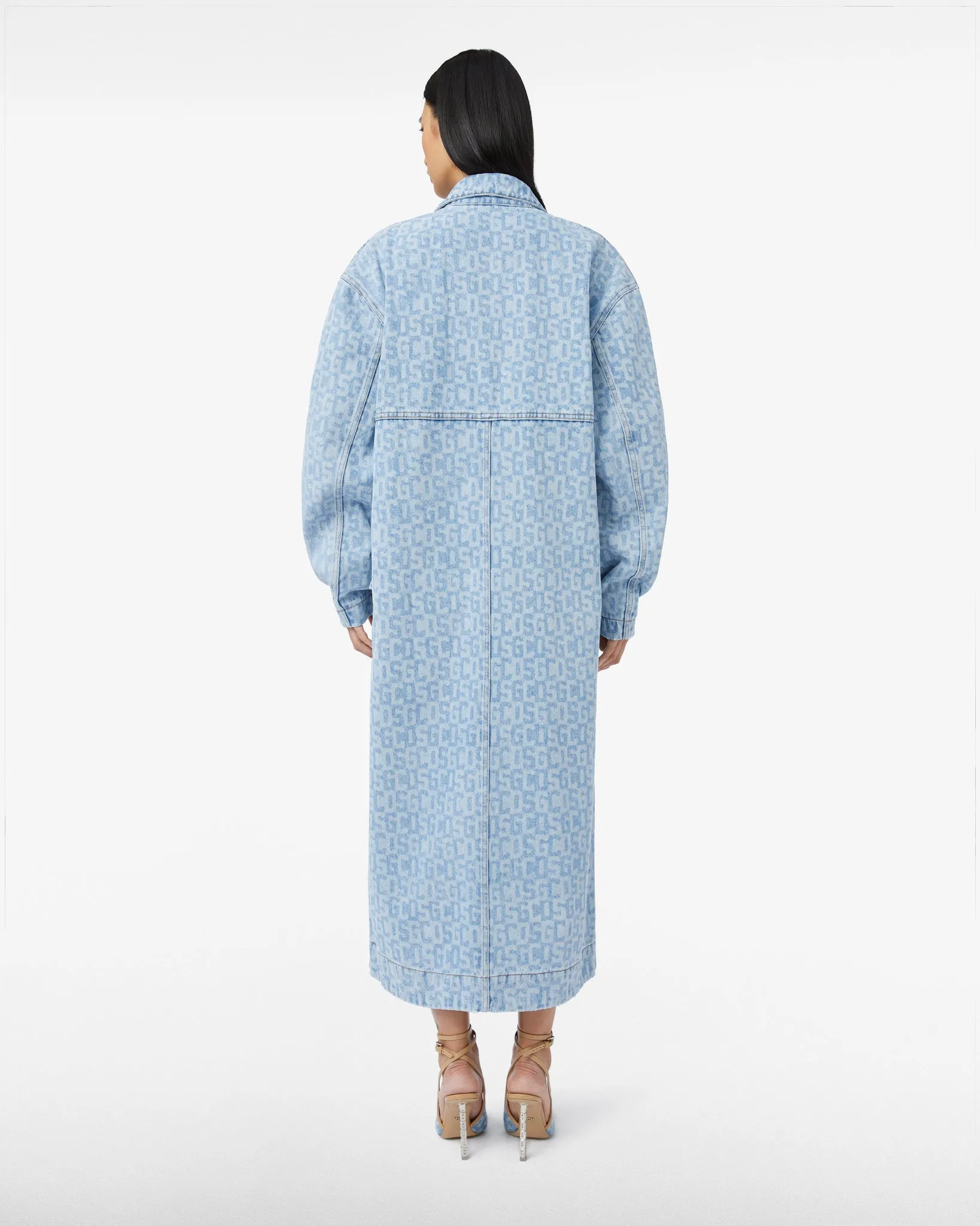 Gcds Monogram Denim Coat