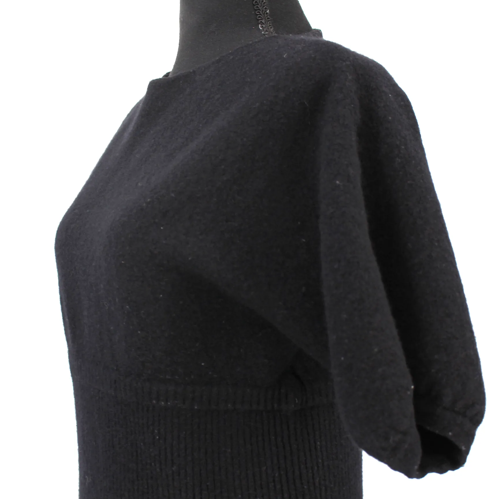 Hatch Wool Midi Dress