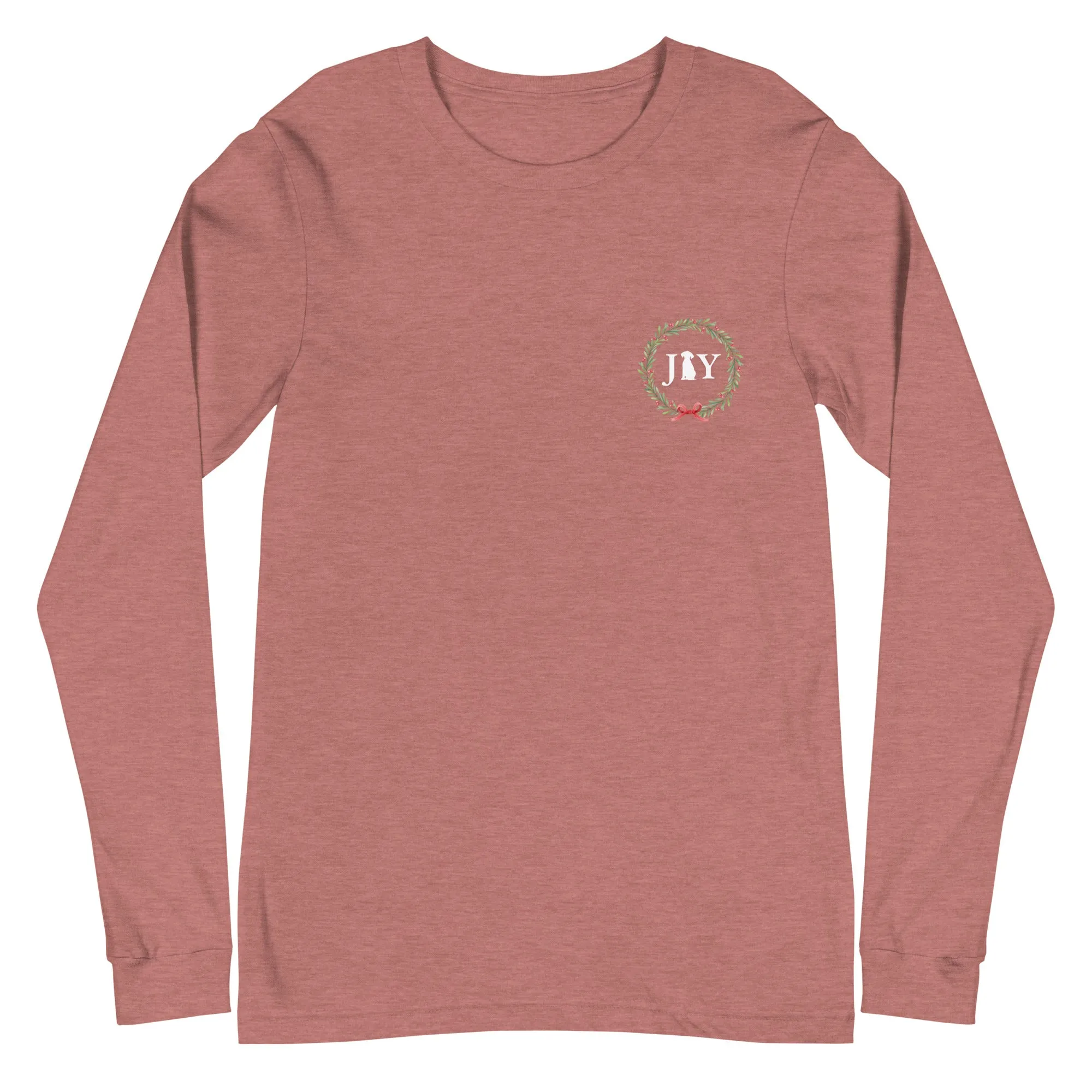 Joy Wreath Long Sleeve Tee