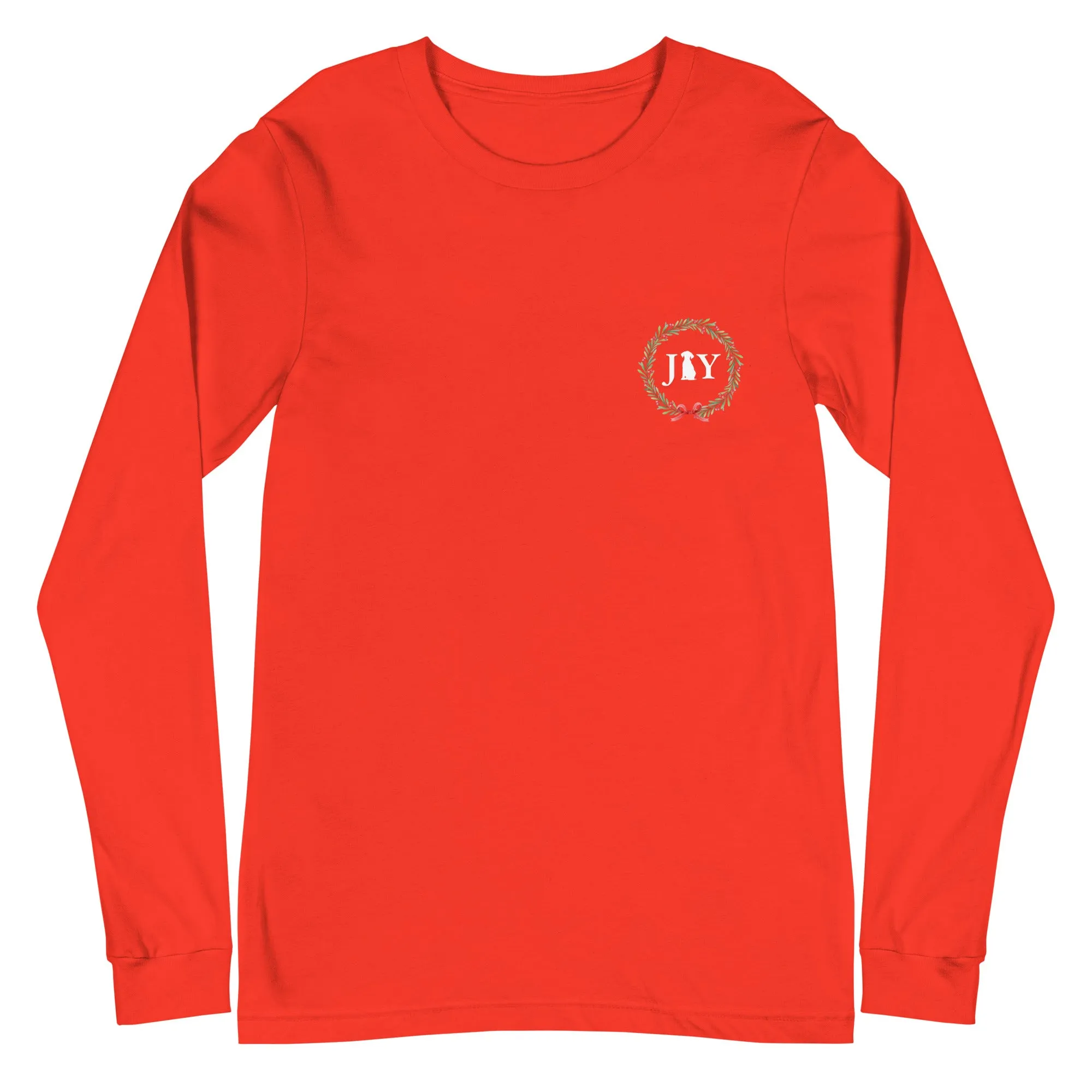 Joy Wreath Long Sleeve Tee