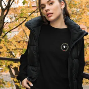 Joy Wreath Long Sleeve Tee