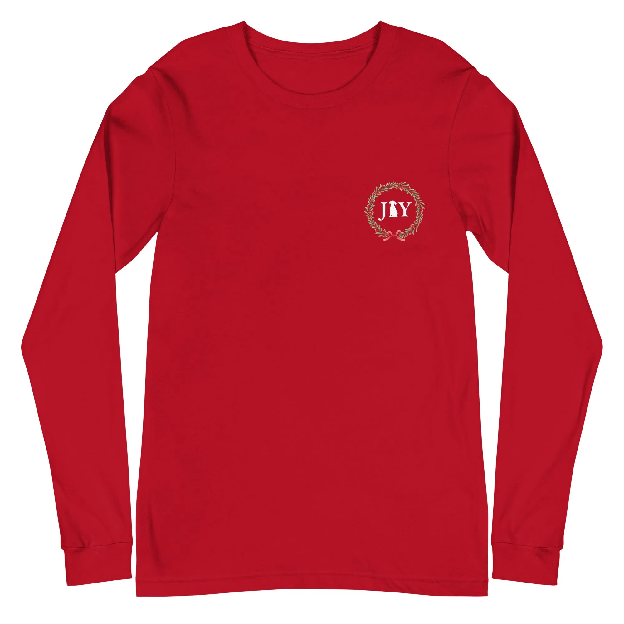 Joy Wreath Long Sleeve Tee