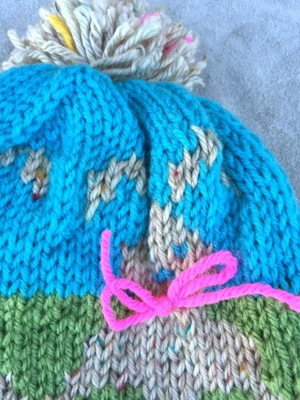 Kids Knit Bunny Hat Easter Bunny Hat Bunny Beanie
