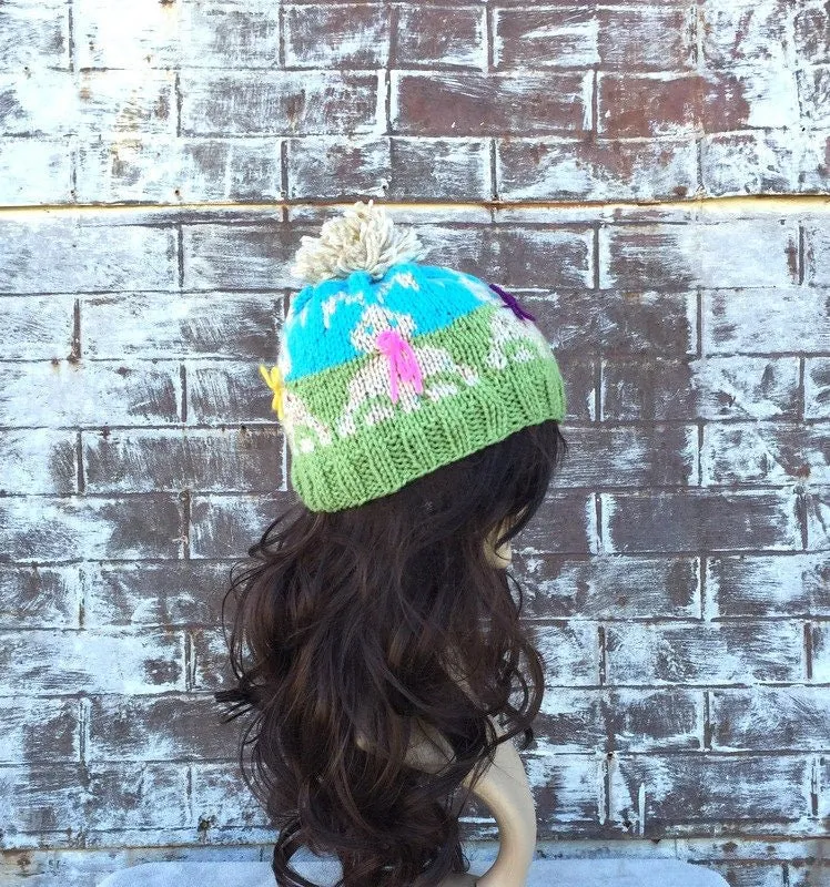 Kids Knit Bunny Hat Easter Bunny Hat Bunny Beanie
