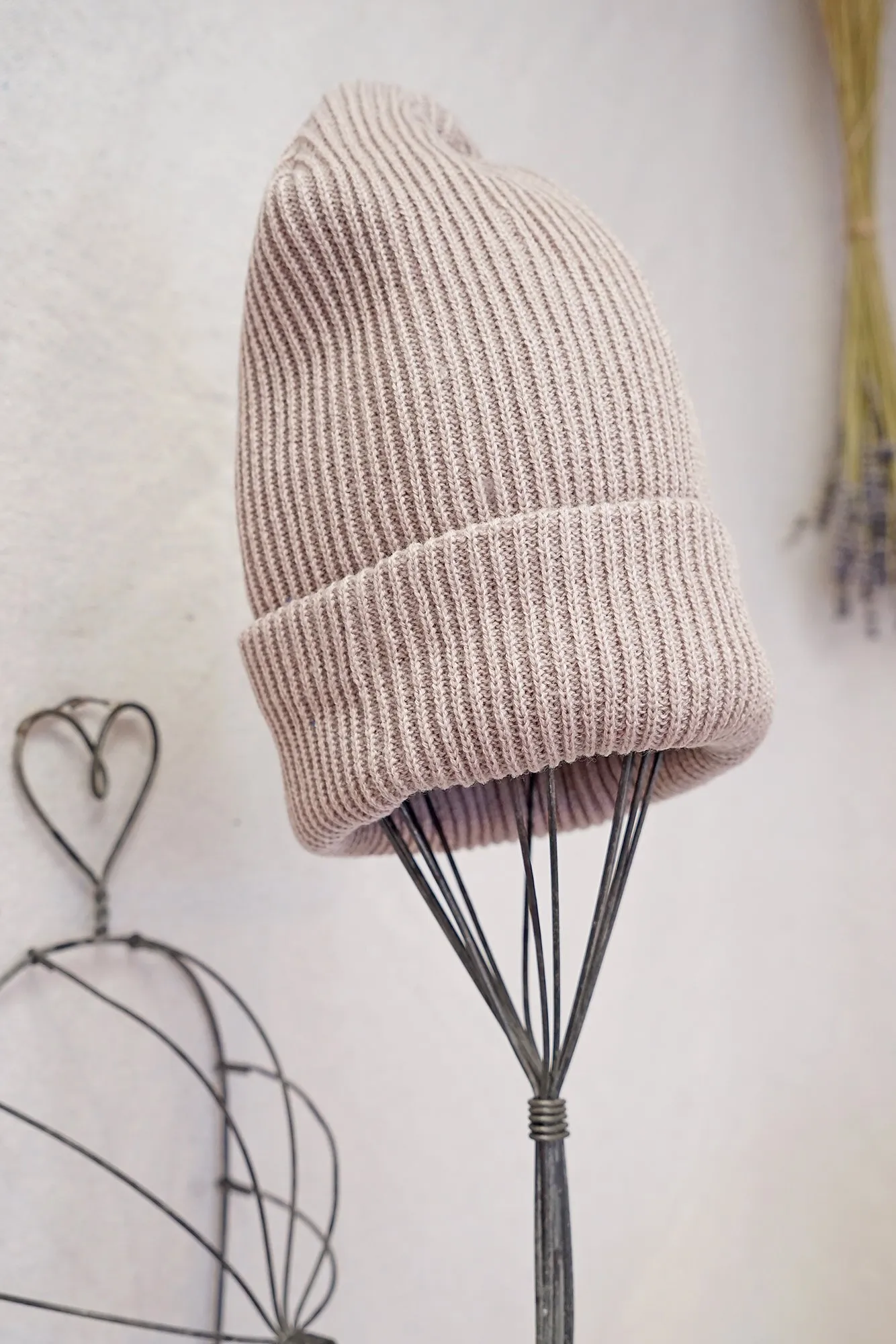 Knit Beanie- Taupe