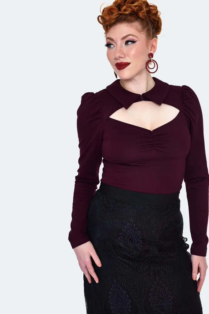 Lace Midi Pencil Skirt