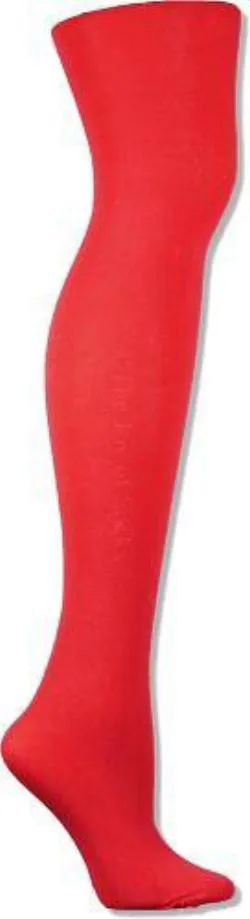 Large/Tall Microfiber Red Tights