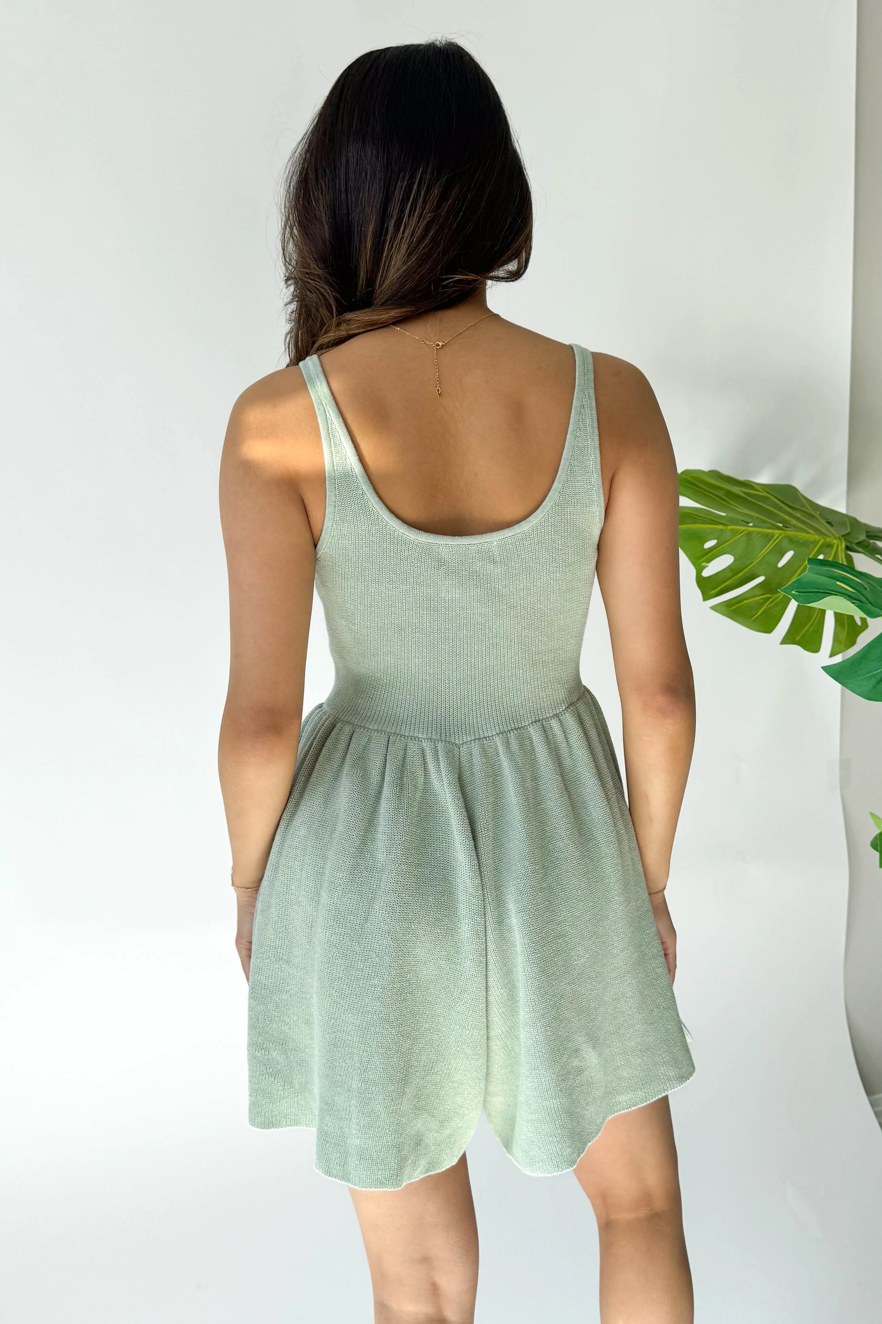Madison Romper in Sage