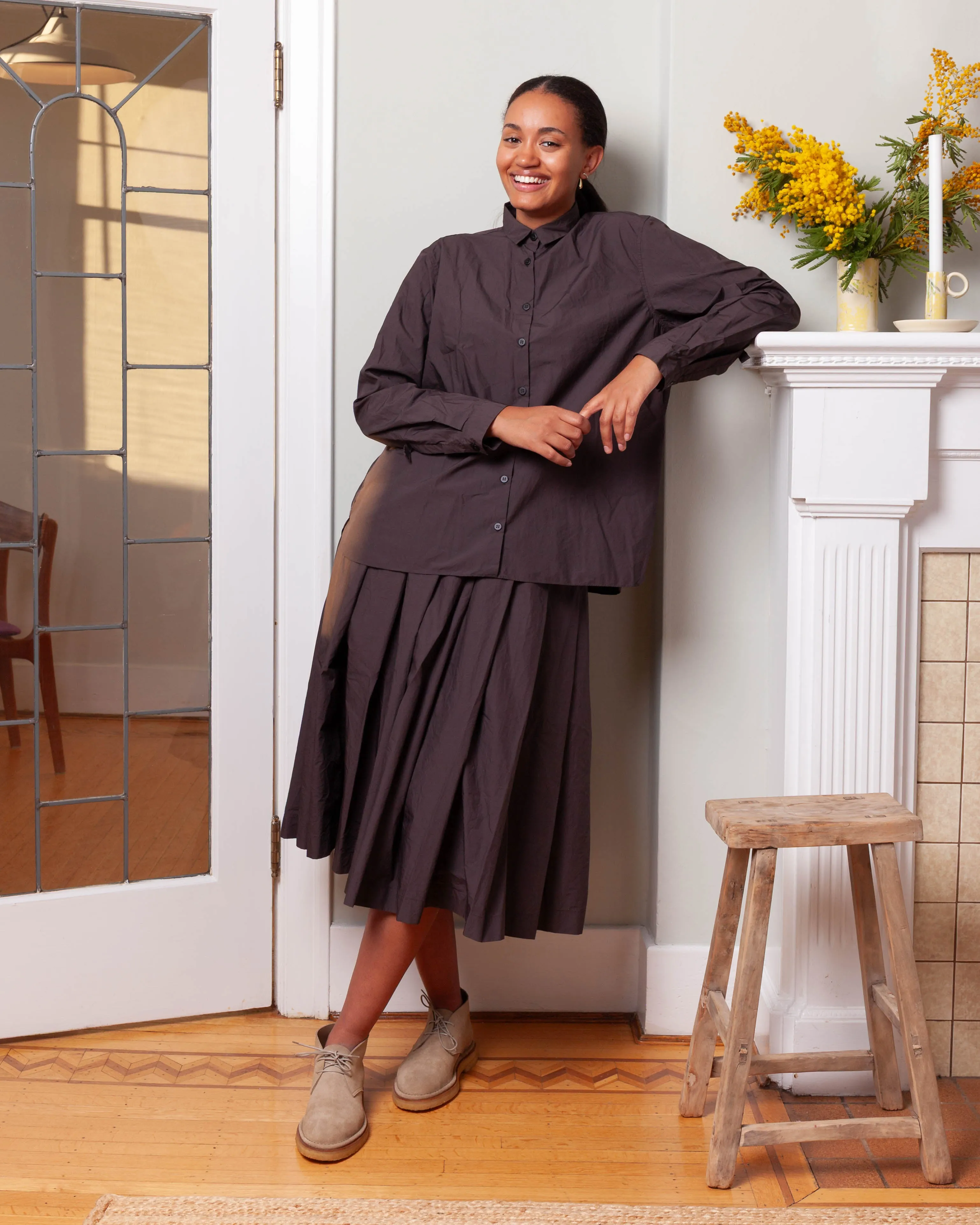 Matilde Skirt - Coffee
