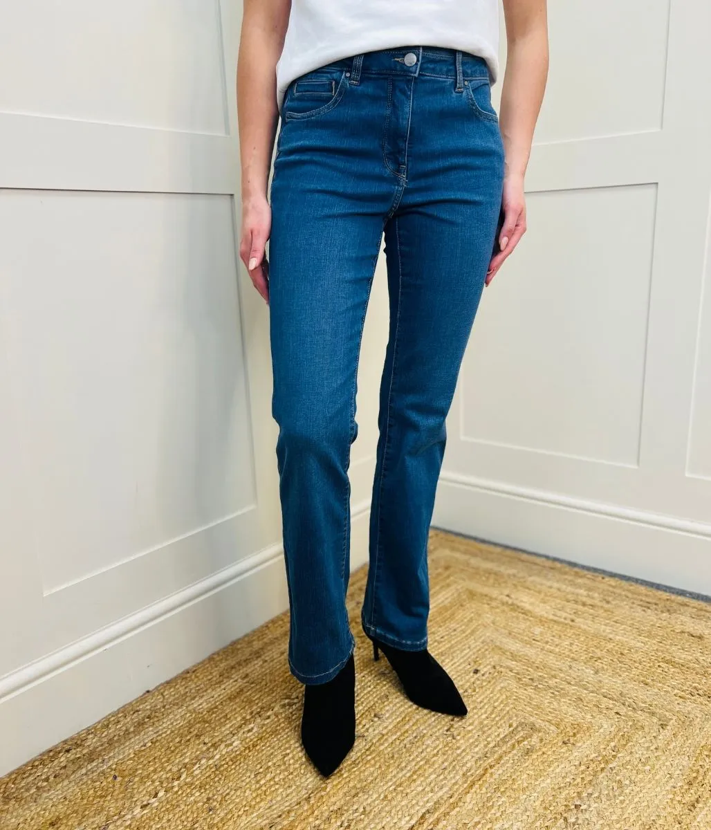 Mid Denim Lift Slim & Shape Bootcut Jeans
