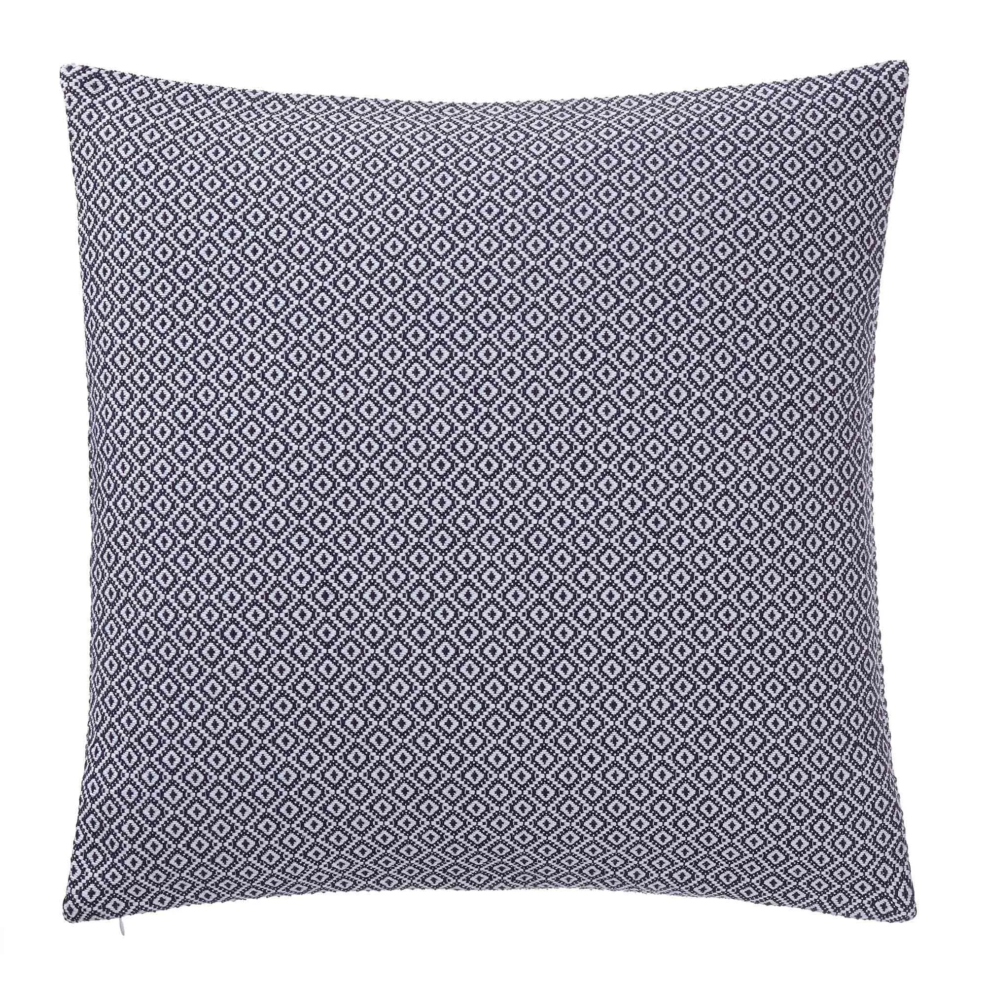 Mondego Cotton Blanket [Dark blue/White]