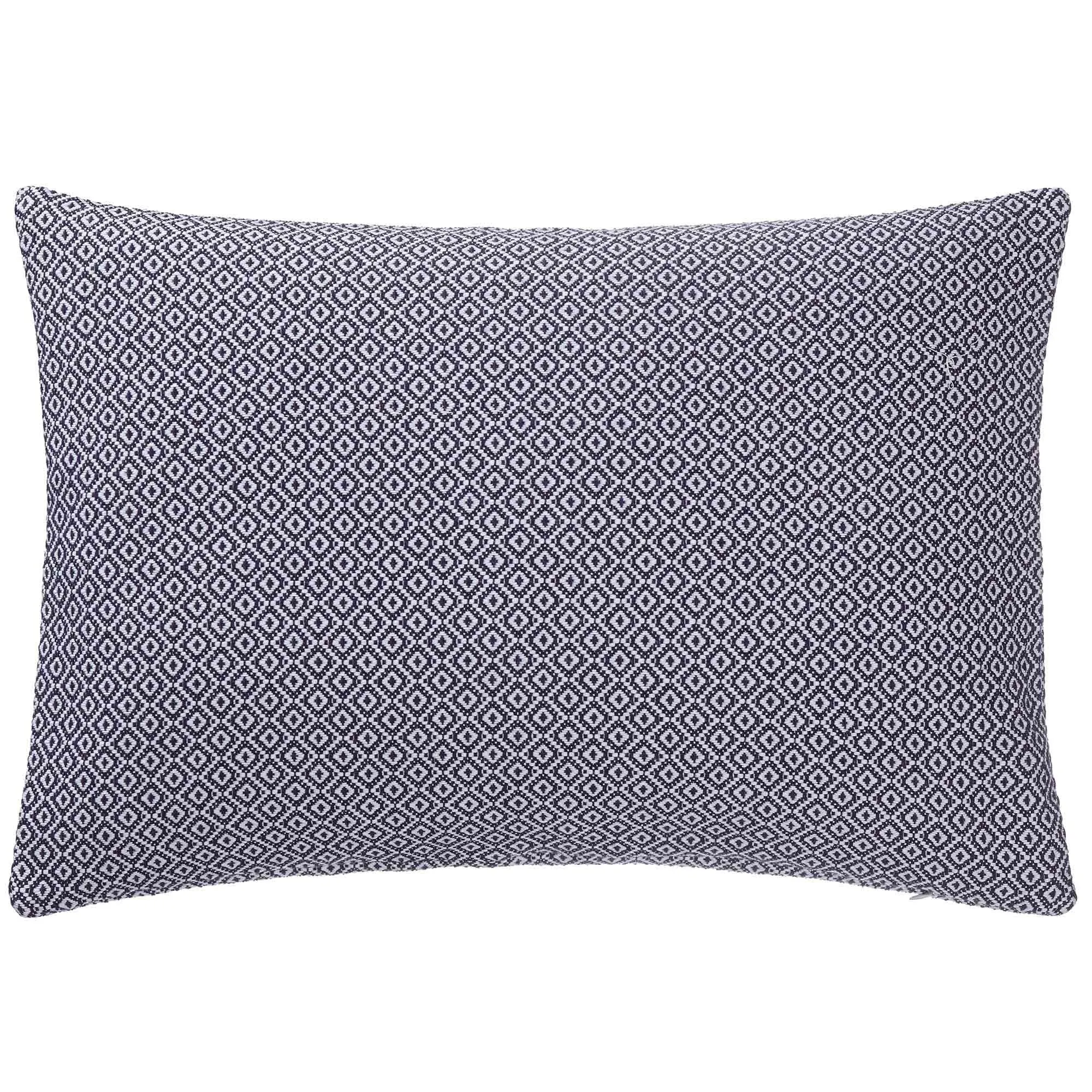 Mondego Cotton Blanket [Dark blue/White]