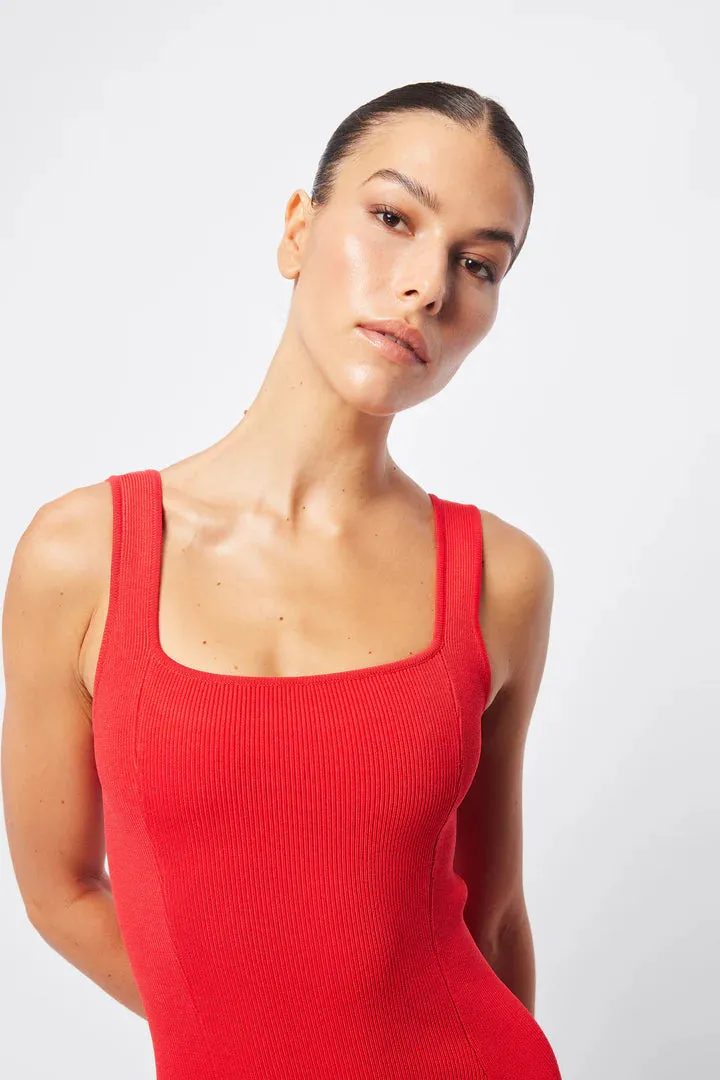 MOSSMAN - Monaco Maxi Dress RED
