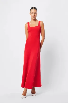 MOSSMAN - Monaco Maxi Dress RED