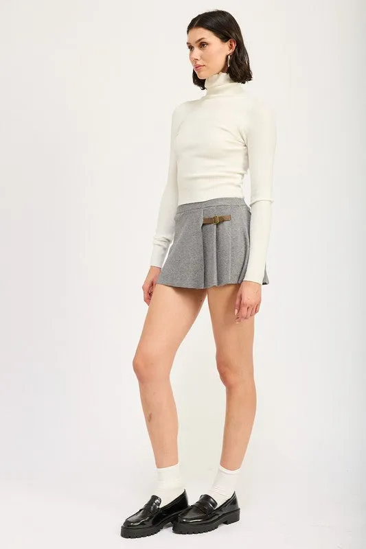 Pleated Mini Skort - Emory Park