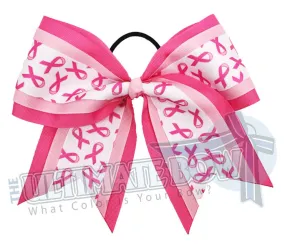 Positively Pink - Breast Cancer Awareness Cheer Bow
