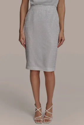 SEQUIN PENCIL SKIRT