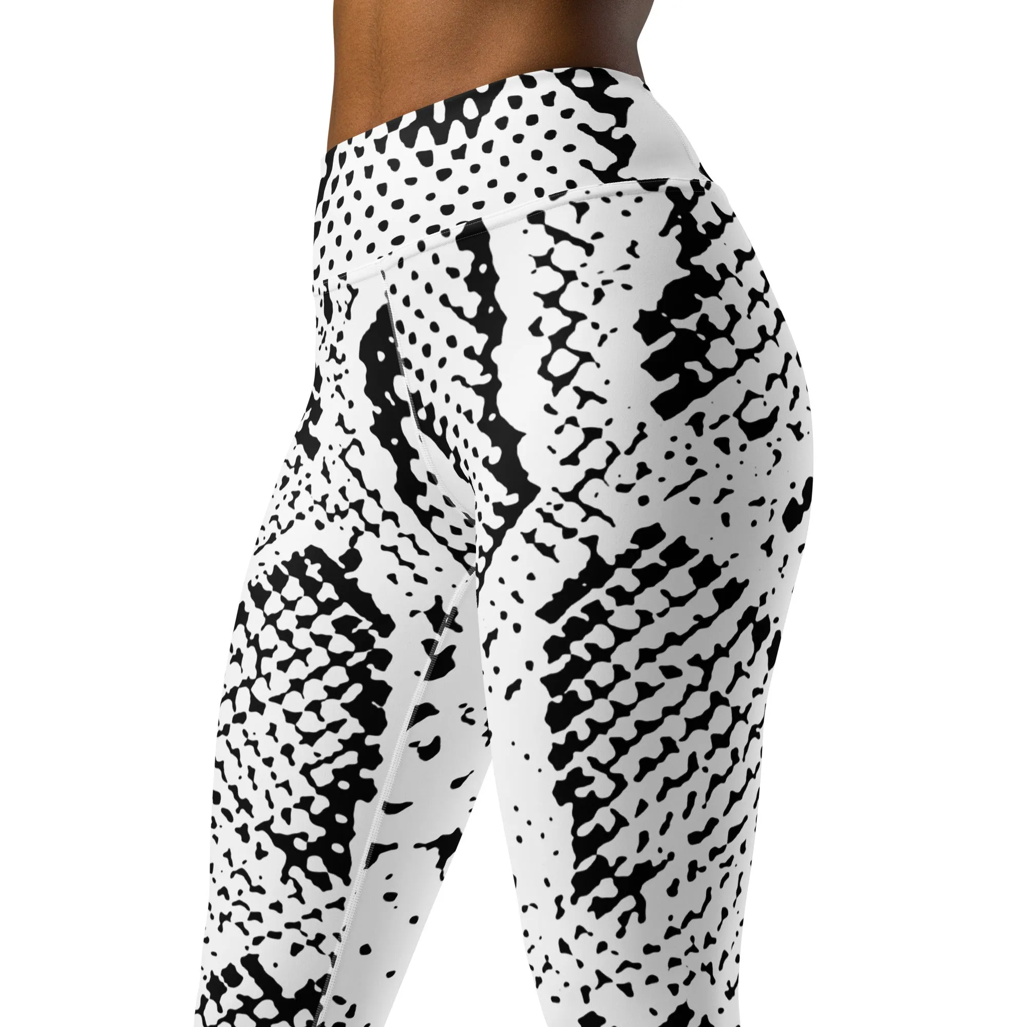 Snake Print Yoga Leggings, lioness-love