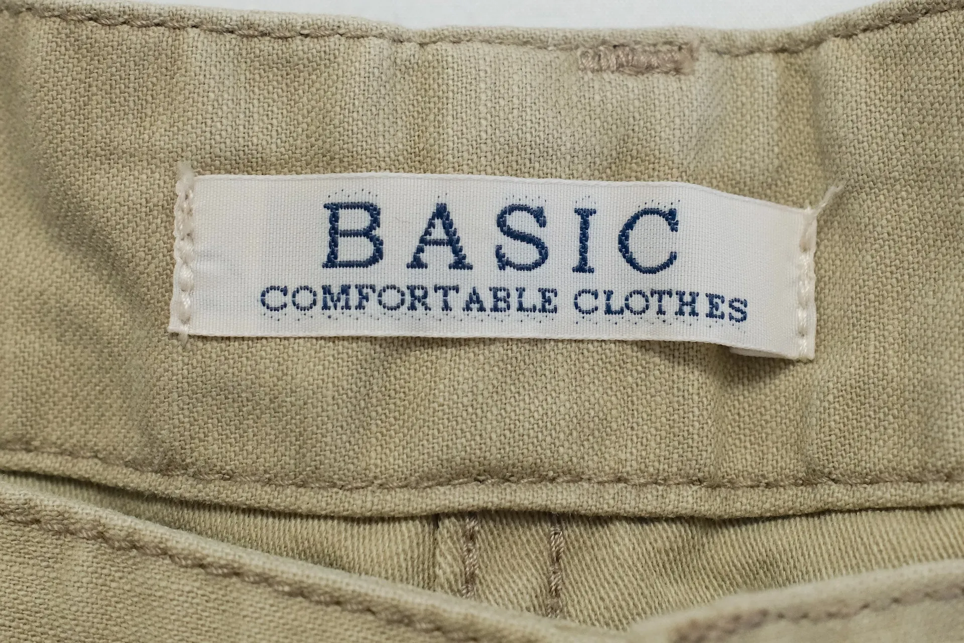 Studio D'Artisan 11oz Back Sateen Military Baker Pants (Beige)