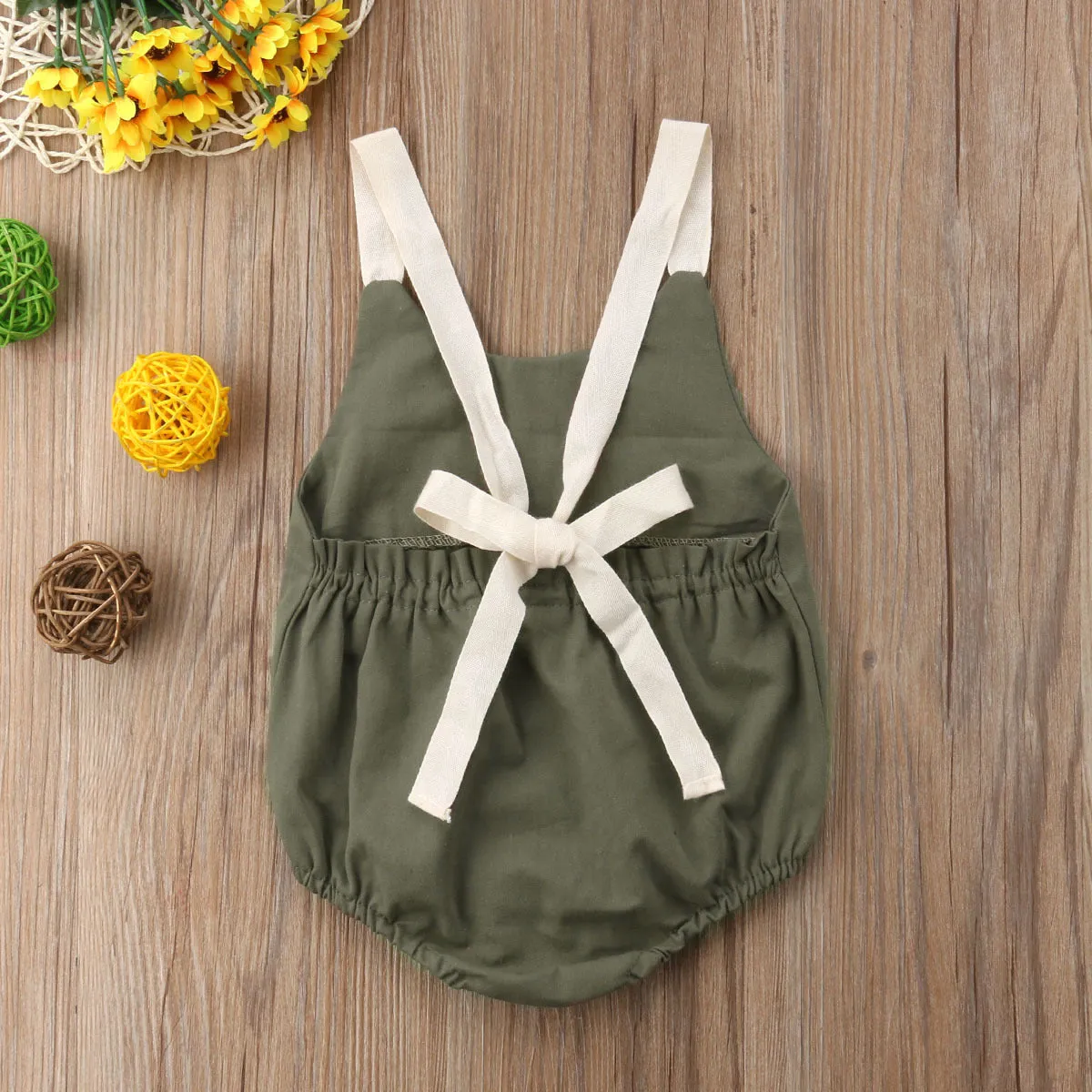 Summer Infant Backless Bowknot Romper - GlamzLife