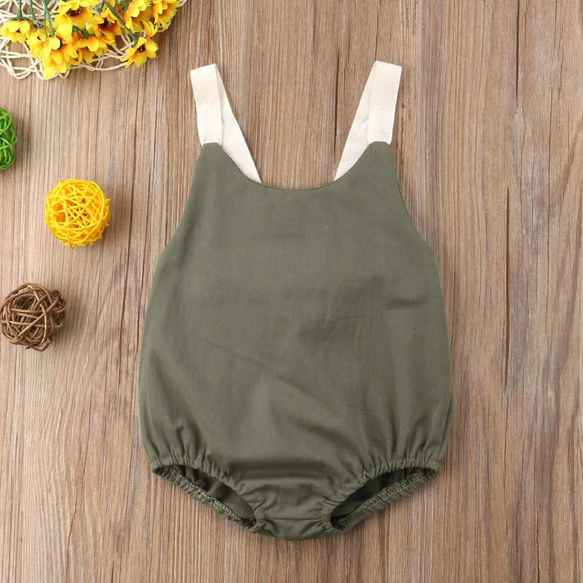 Summer Infant Backless Bowknot Romper - GlamzLife