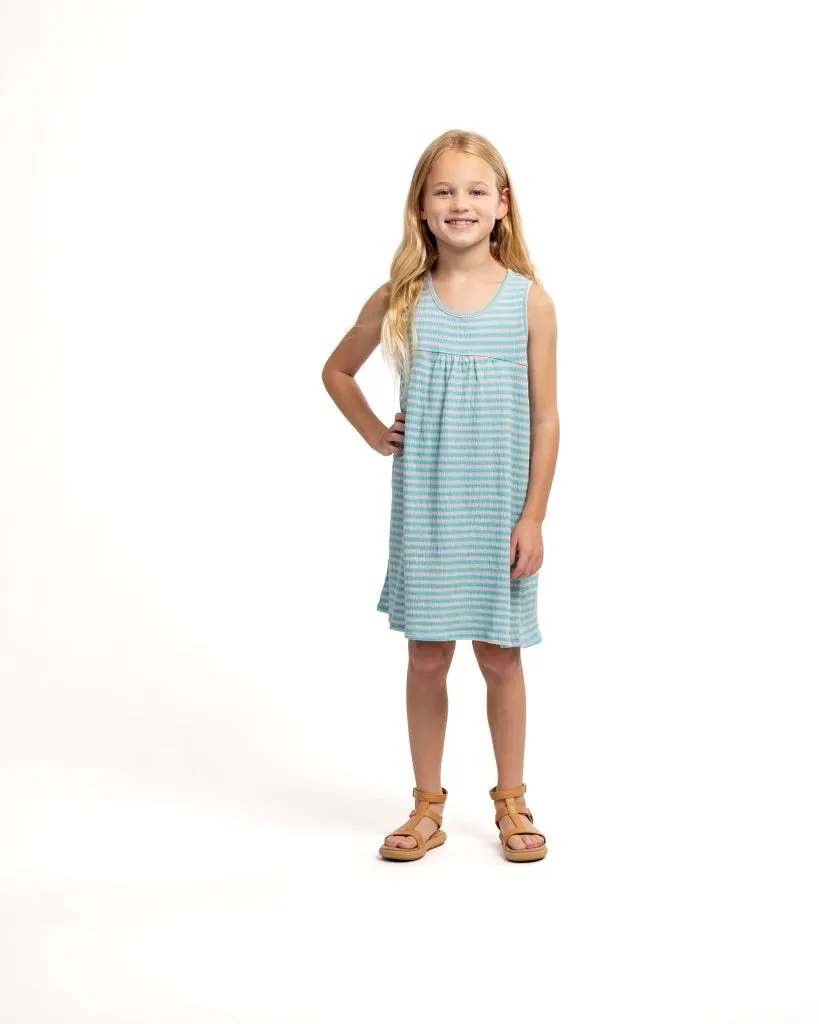 Summer Striped Knit Dress