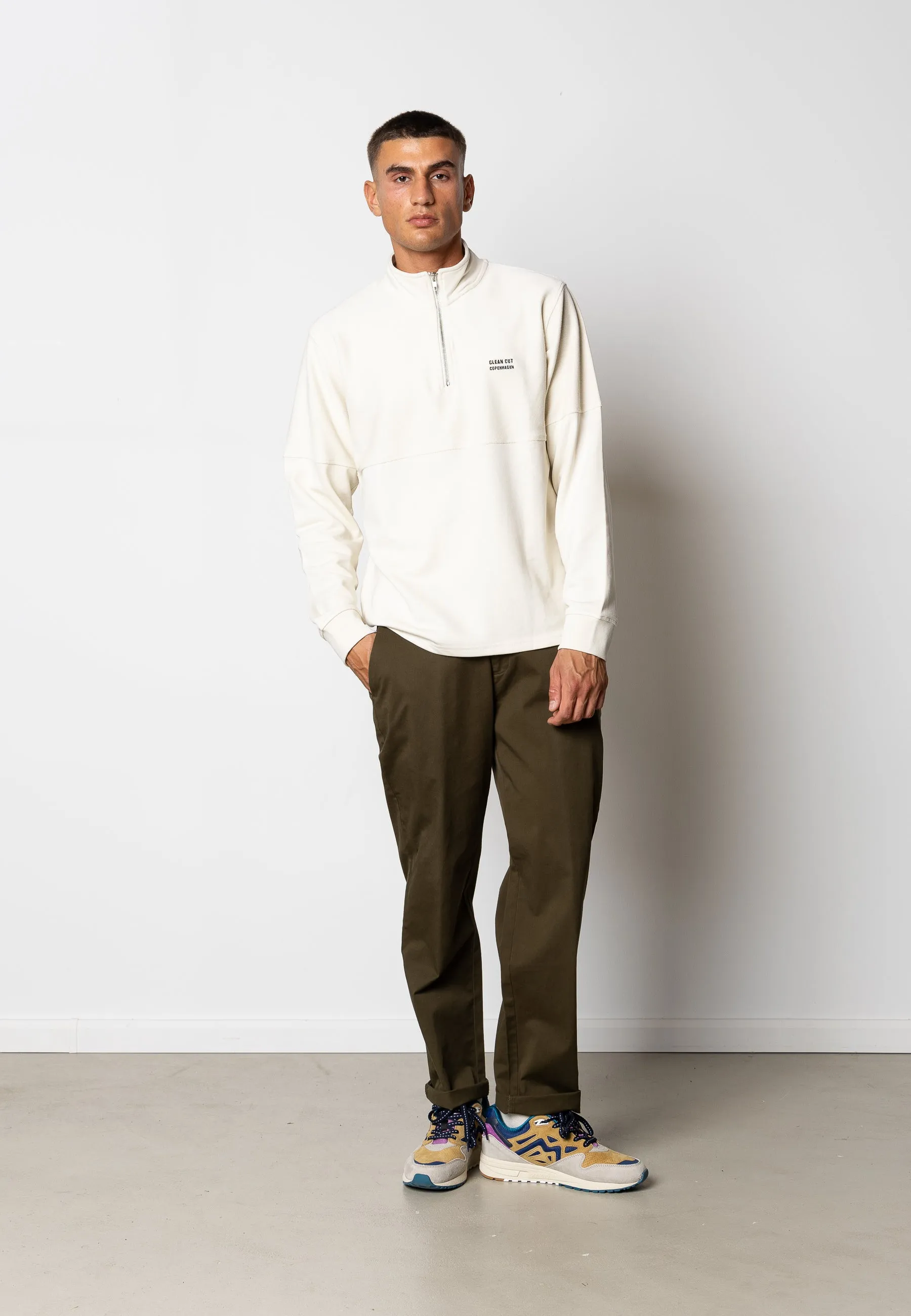 Tokyo twill chinos - Bottle Green