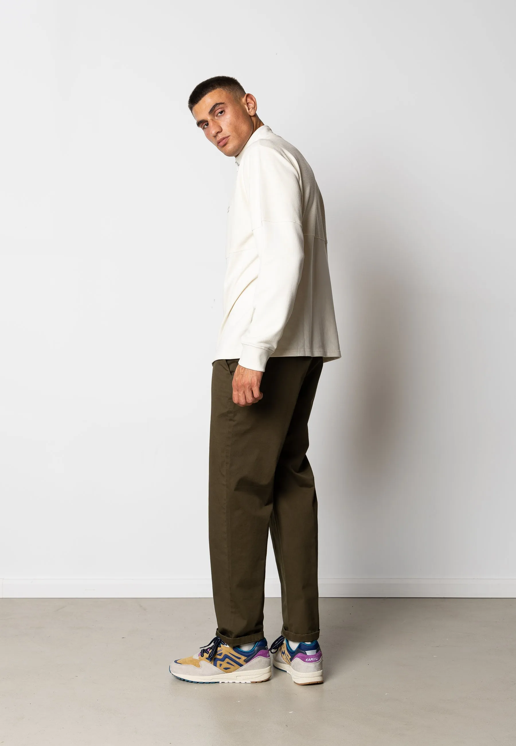 Tokyo twill chinos - Bottle Green