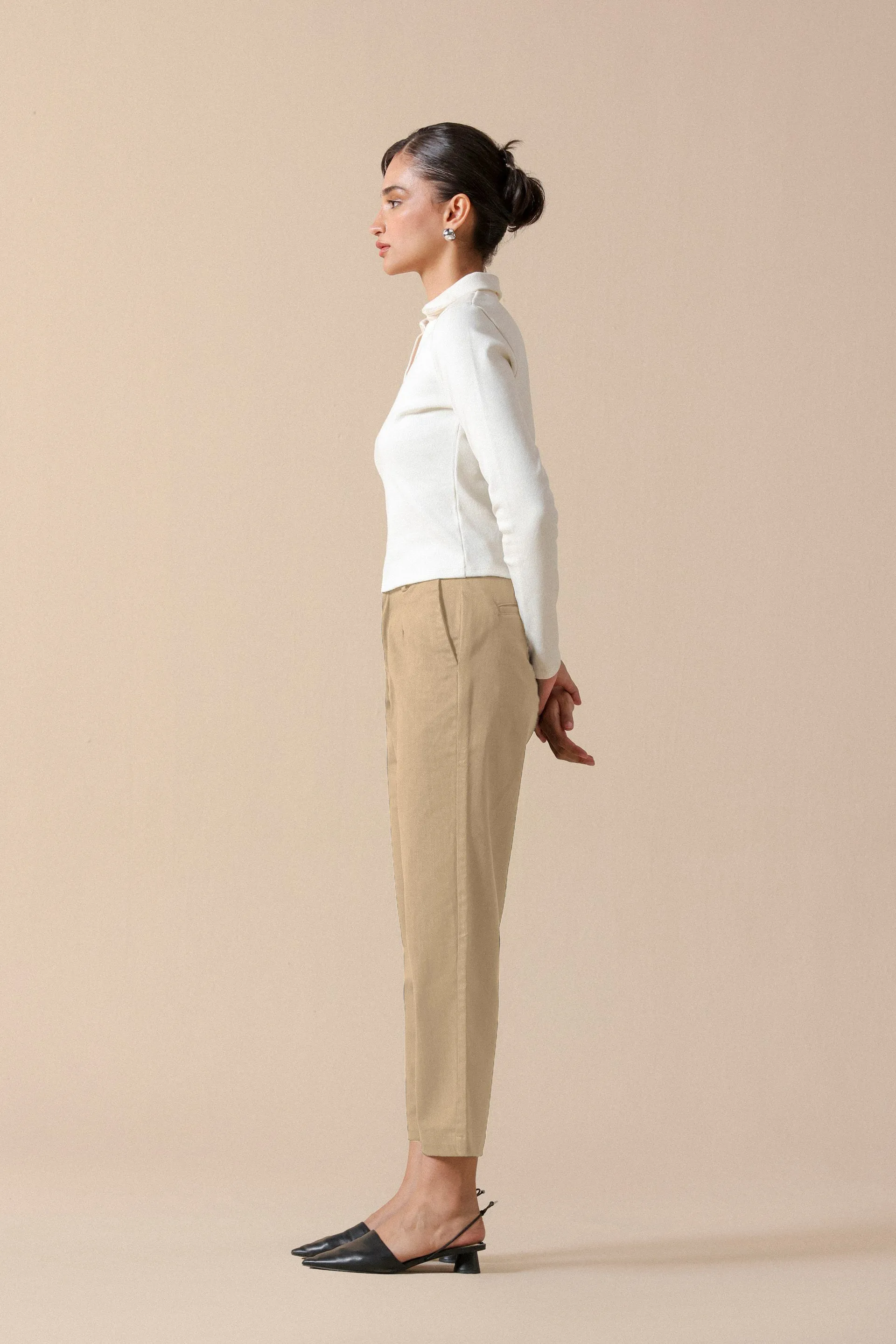 Ultra-Soft Cropped Chinos