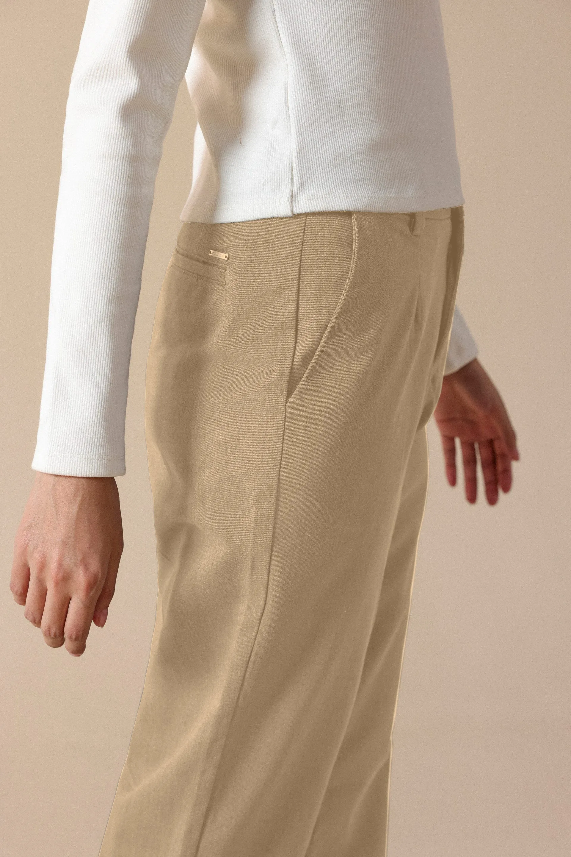 Ultra-Soft Cropped Chinos