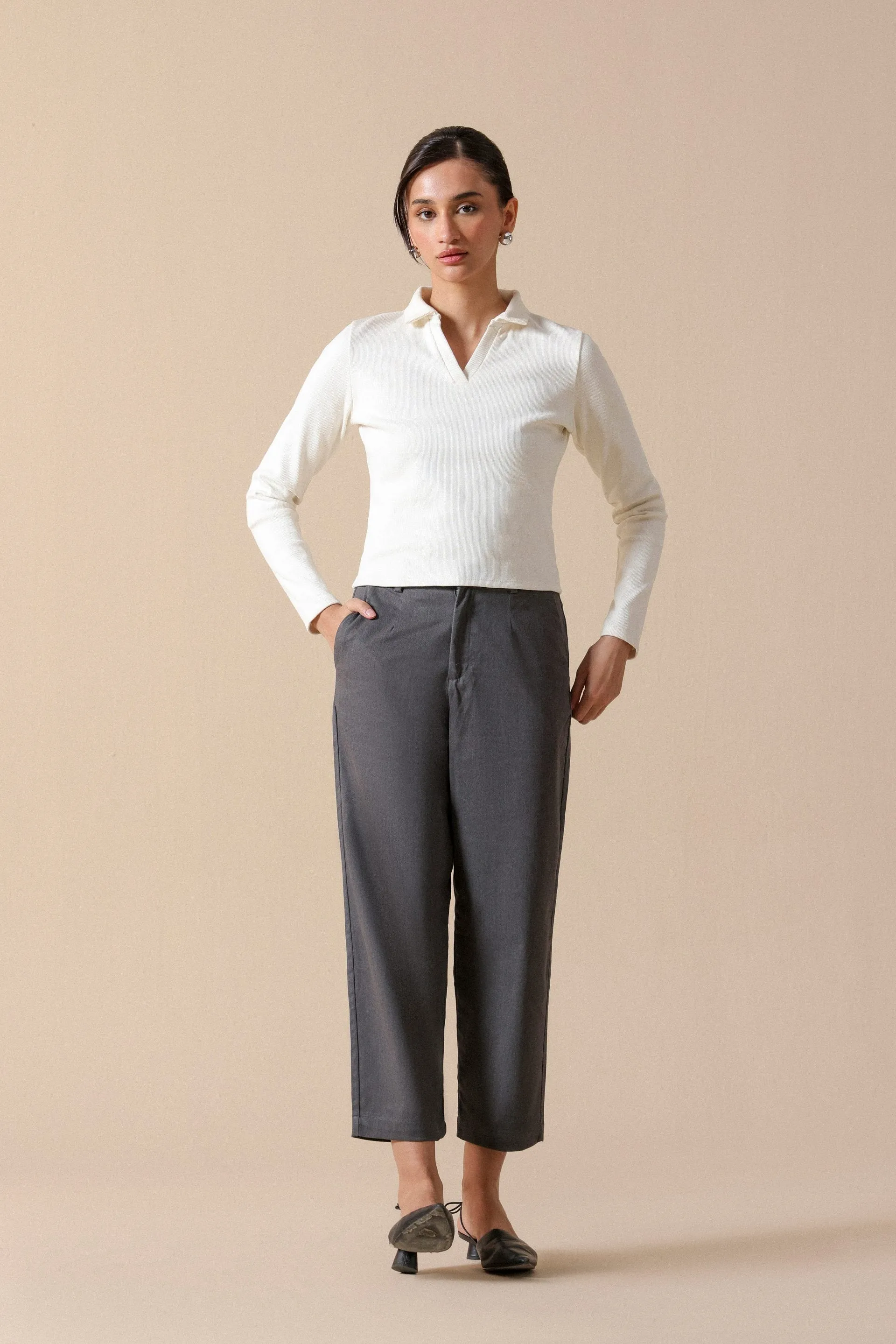 Ultra-Soft Cropped Chinos