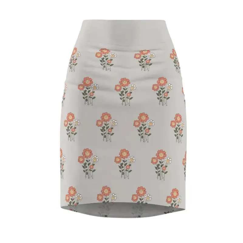 Unique High Quality Aop Pencil Skirt