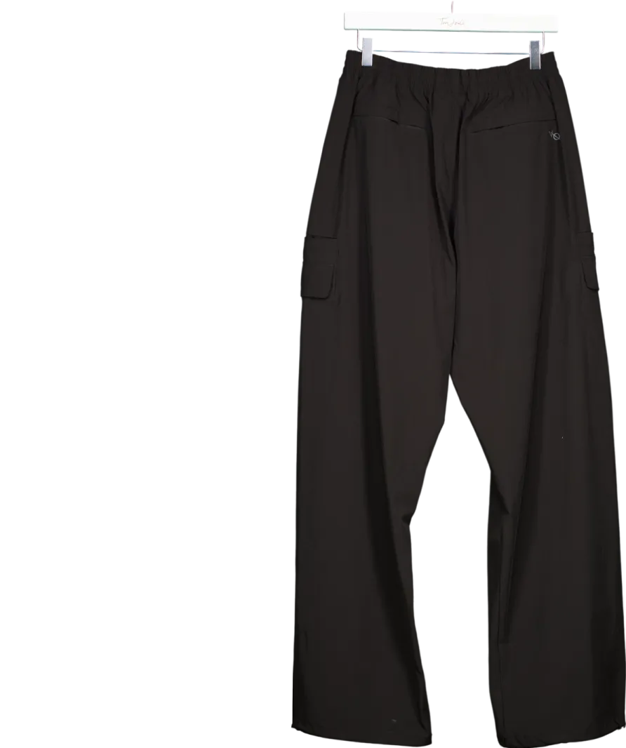 Vanquish Black Utility Wide Leg Cargo Pants UK L