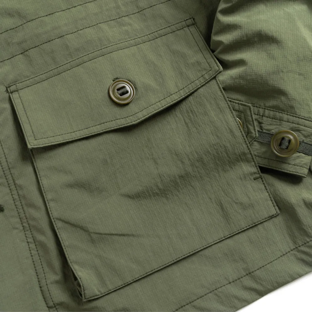 Wildbricks Olive Green Ripstop Mountain Parka
