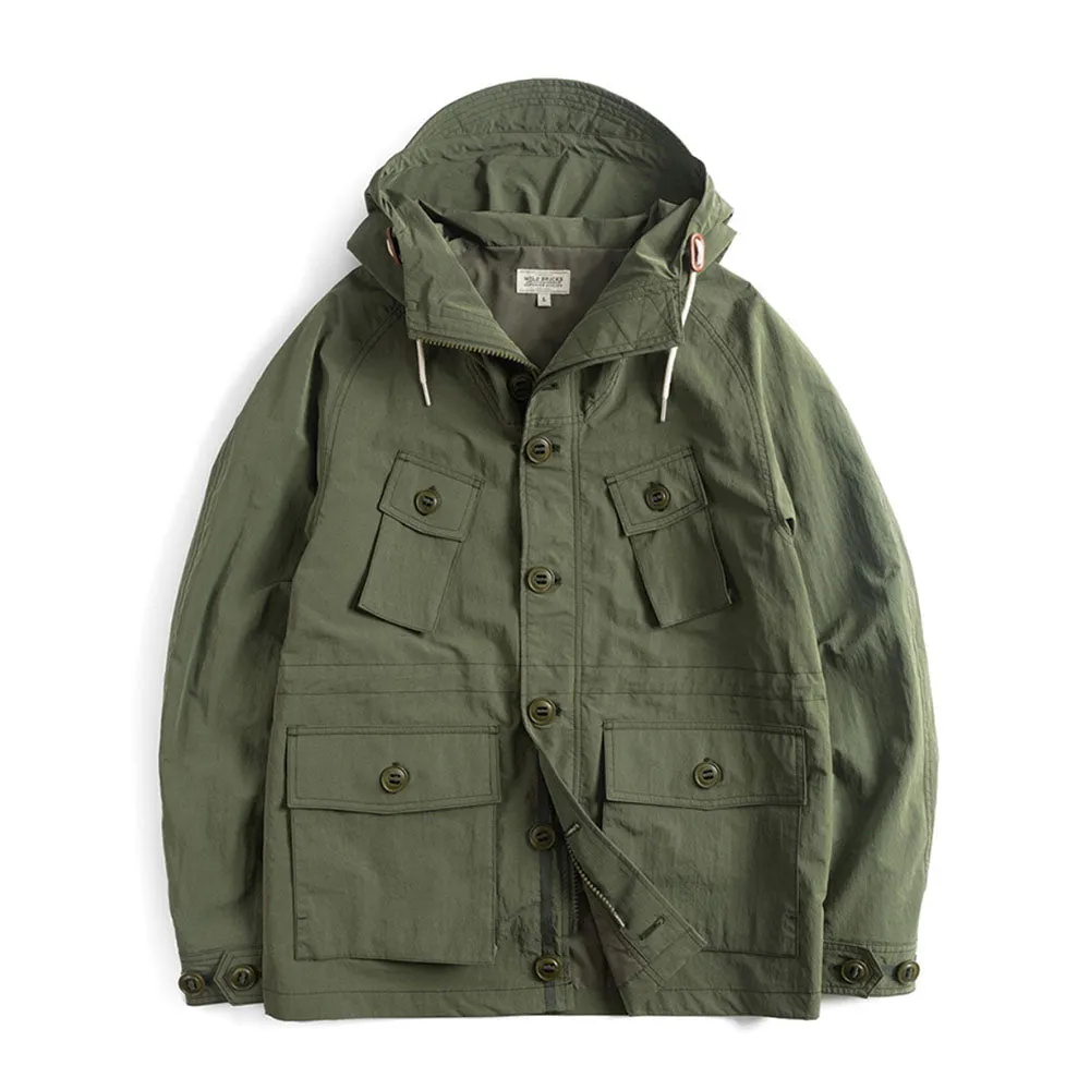 Wildbricks Olive Green Ripstop Mountain Parka